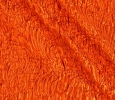 Orange padded jacquard